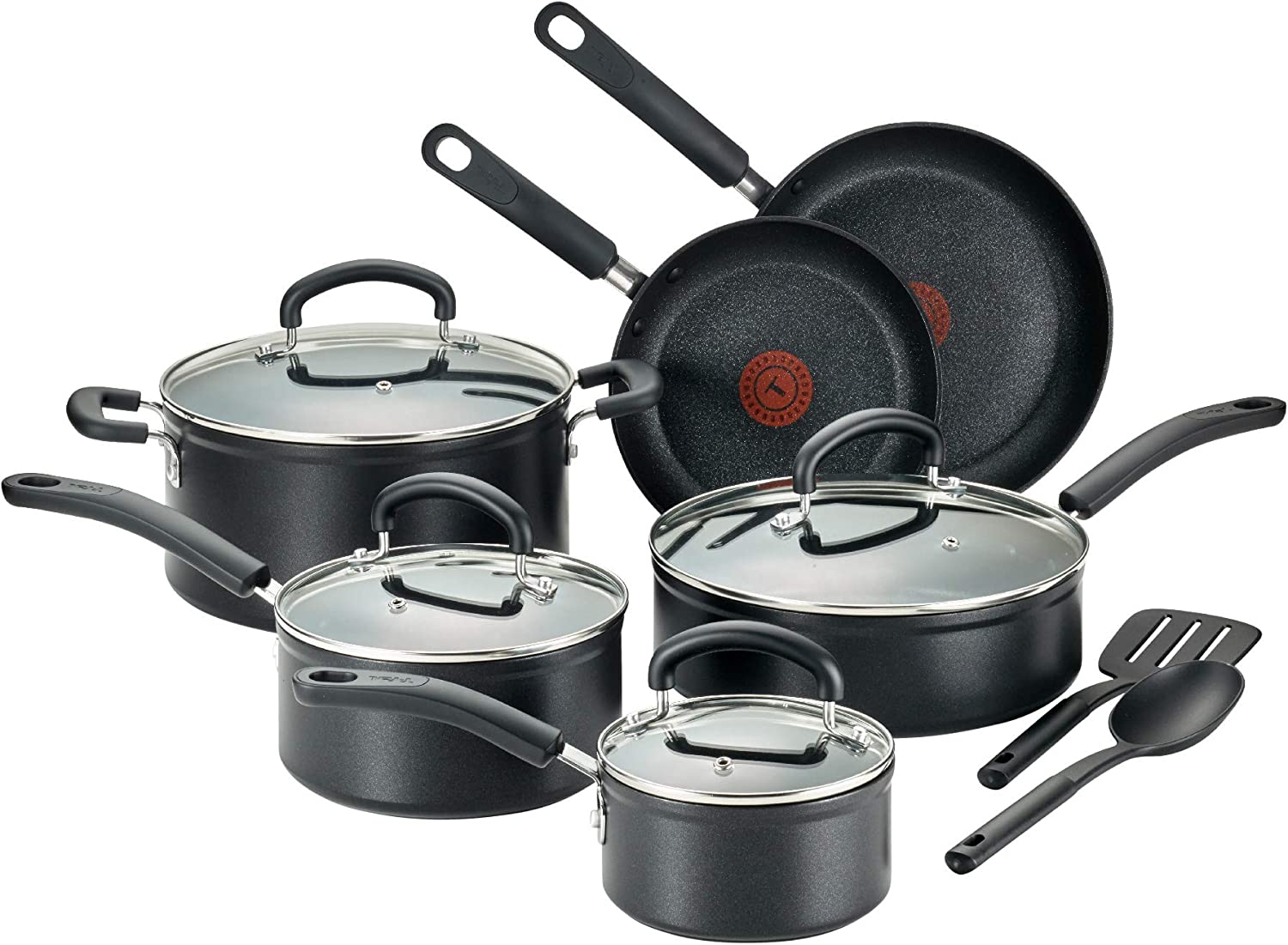 T-fal Titanium Advanced Nonstick Cookware Set, 12 Piece