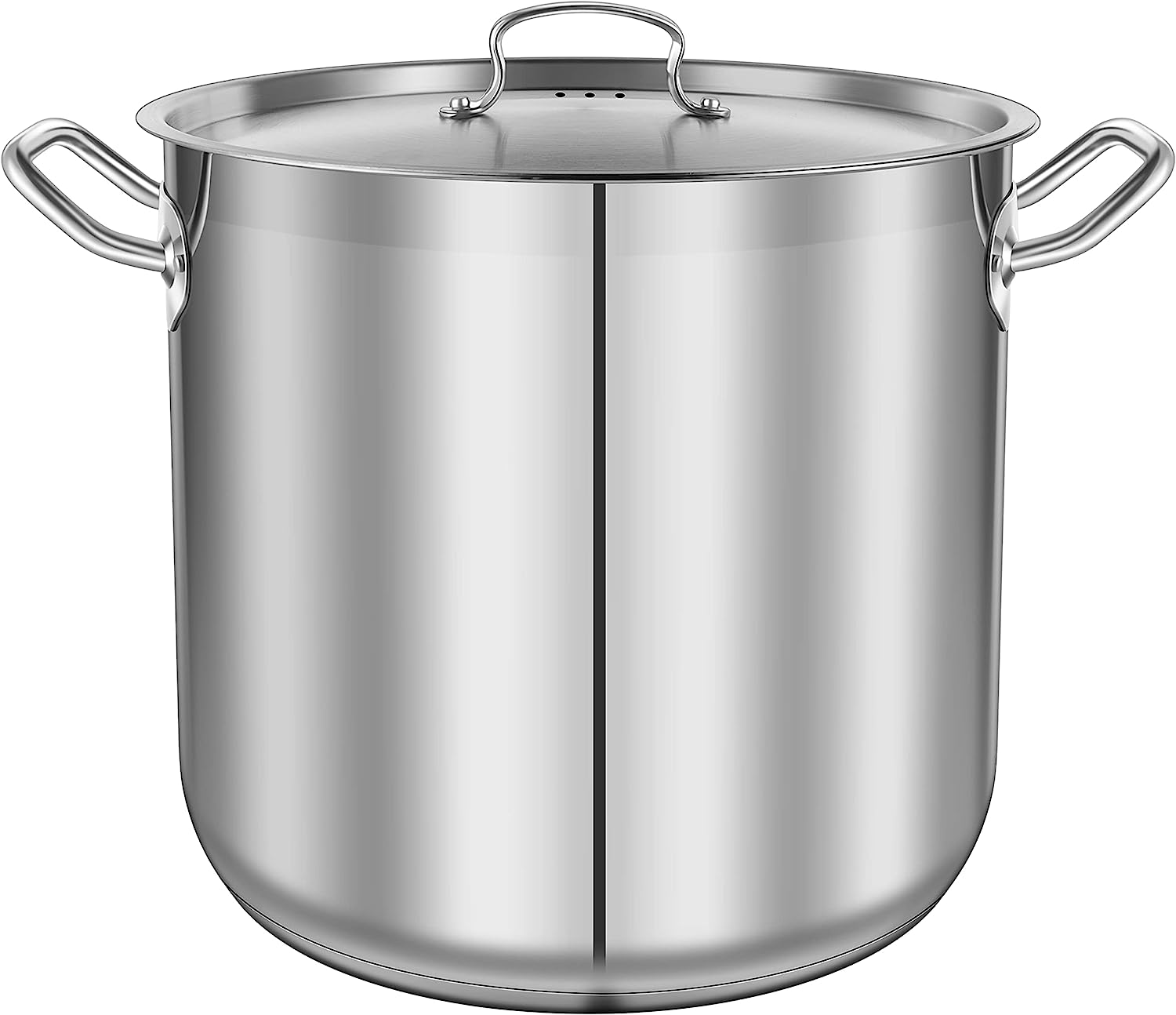 Stainless Steel Cookware Stockpot, 30 Quart Heavy Duty