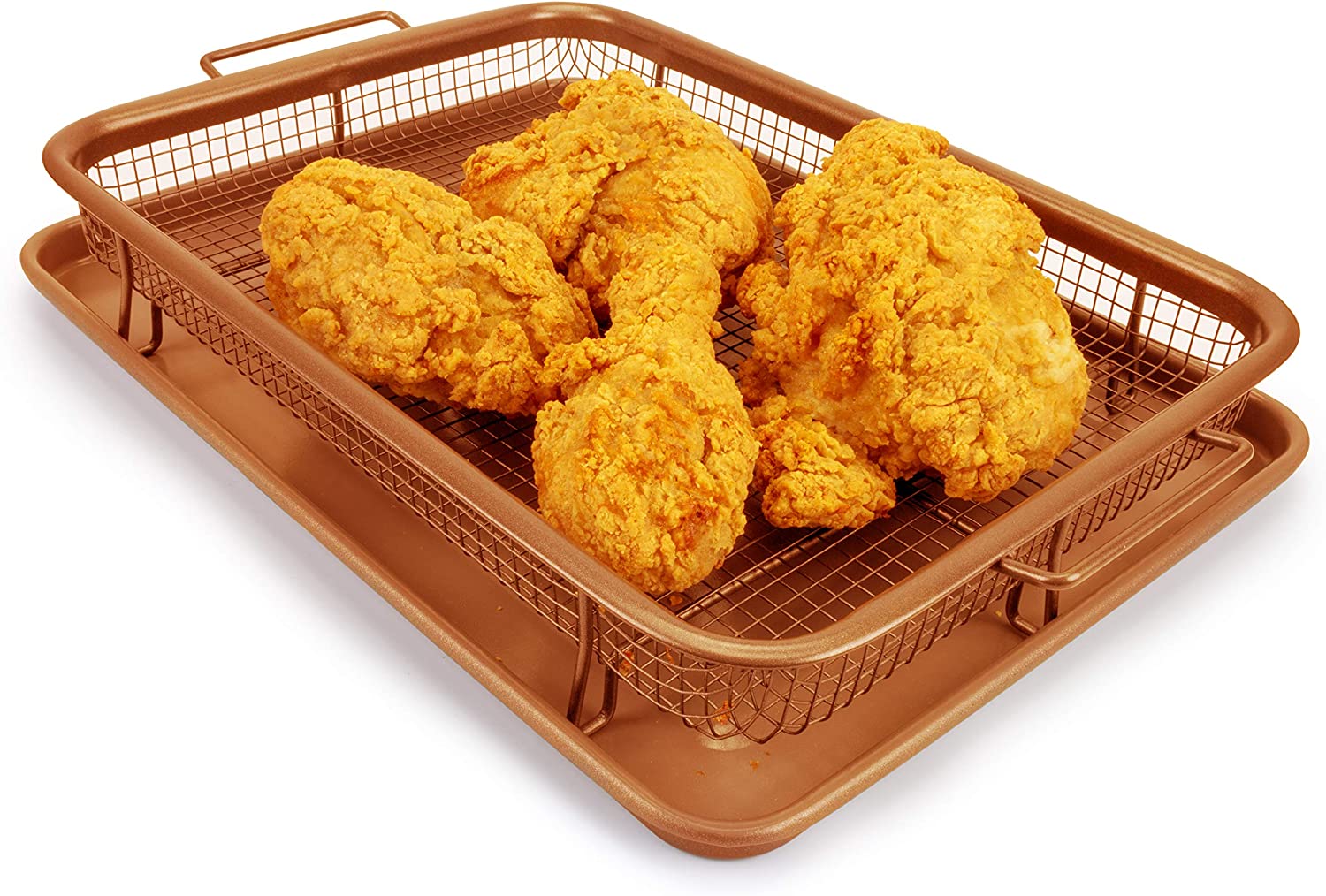 EaZy MealZ Crisping Basket & Tray Set