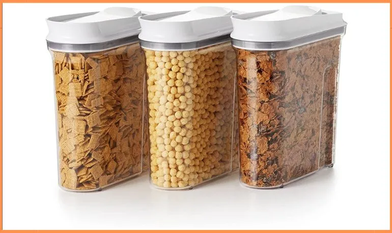 OXO Good Grips 3-Piece POP Cereal Dispenser oxo utensil Set.