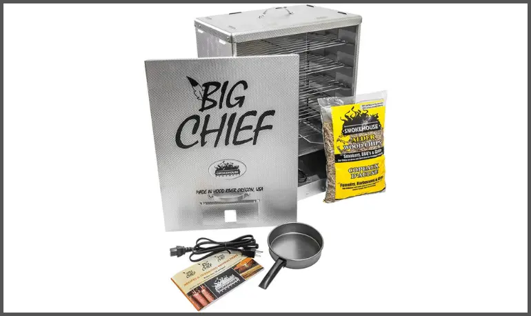 BEST PORTABLE. Smokehouse Products Big Chief Electric Smoker this is best for beginners