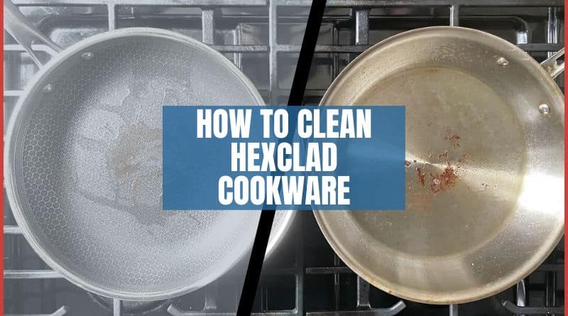 clean hexclad cookware